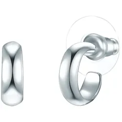 Lulu & Jane Creolen Metall-Legierung in Silber   Damen 