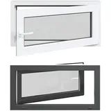 vidaXL Kellerfenster RISOR 100 x 50 cm grau