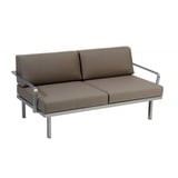 Sylt Alu Modul 150 x 84 cm Sofa - 08 - grau metallic D11 - naturegrey