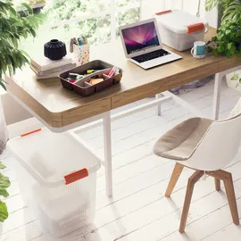 KIS Aufbewahrungsbox K Latch L 28 x 39 x 59 cm 1-tlg. transparent-orange