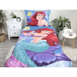 Disney Princess Arielle Mehrfarbig 140 x 200 cm + 70 x 90 cm