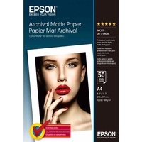 Epson Archival Matte Paper Fotopapier DIN A4 50 Blatt Matt