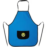 alles-meine.de GmbH Kinderschürze/Schürze Motiv wählbar 3-8 Jahre - größenverstellbar - mit Tasche - lachendes Gesicht Pailletten - mitwachsend - universal/beschichtet ..
