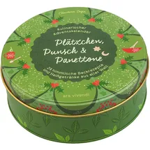 ars vivendi Kulinarischer Adventskalender Plätzchen, Punsch & Panettone DIY