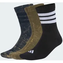 adidas Stonewash Crew Socken 3er Pack Blau/Grün/Schwarz/Weiß 40-42