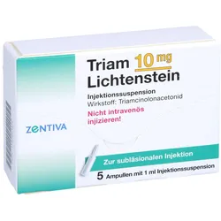 TRIAM 10 Lichtenstein Kristallsuspension Ampullen 5X1 ml