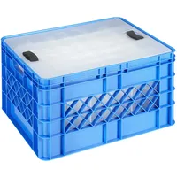 SUNWARE Square Gläserkiste - 52 Liter - Mit Deckel