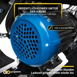 ACTIONBIKES MOTORS Elektro-Kinderquad S-10 schwarz (1000 Watt)