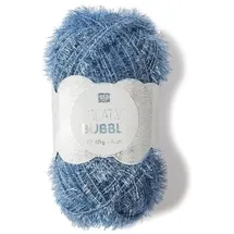 Rico Design Häkelgarn Creative Bubble Blau 90 m
