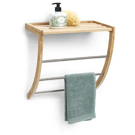 Zeller Present Handtuchhalter in braun - B/H/T ca. 24,00x40,00x38,00