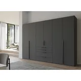 ORANGE Kleiderschrank Purisma 301 x 223 cm Dekor Grau Graphit