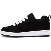 DC Shoes Court Graffik Skate Shoe, Black White, 33 EU