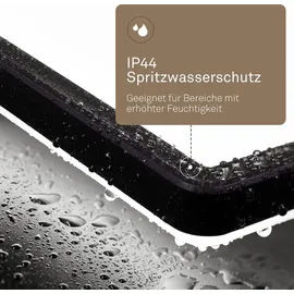 B.K.Licht LED Panel 22W 42x42 cm eckig schwarz