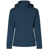 Vaude Bike Warm Jacket, wasser- und winddichte Fahrradjacke Damen, atmungsaktive Damen-Outdoorjacke – in Blau,