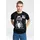 LOGOSHIRT T-Shirt "Sesamstrasse - Krümelmonster Pate", Jungen, Gr. XS, schwarz, 100% Baumwolle, bedruckt, normal, Rundhals, Shirts T-Shirt, mit coolem Print