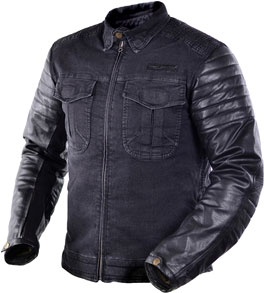 Trilobite Acid Scrambler, veste en cuir/textile - Noir - 3XL