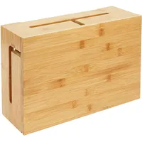 Relaxdays Kabelbox 1-tlg. braun