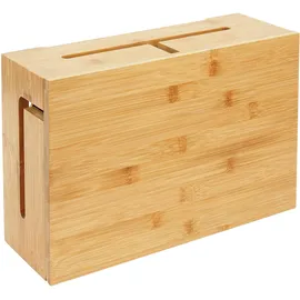 Relaxdays Kabelbox 1-tlg. braun