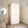 home collective Garderobenschrank 85 x 0 x 0 cm Beige/Weiß