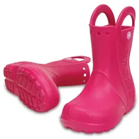 Crocs Handle It Rain Boot K, Unisex-Kinder Gummistiefel, Pink (Candy 6x0), 23/24 EU