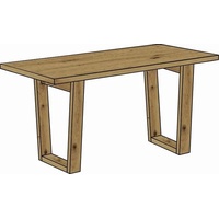 Mäusbacher Schreibtisch »Frame«, braun