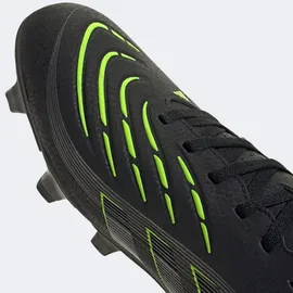 adidas Predator Club MG/FG Herren Core Black/Carbon/Lucid Lemon 47 1/3