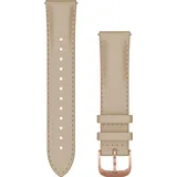 Garmin Schnellwechsel Leder 20mm - Beige