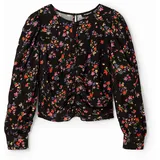 DESIGUAL Bluse PETER Grün/Lila/Rot/Schwarz XL