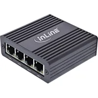 InLine USB-A 3.2 Gen.1 zu 4x RJ45 Gigabit Ethernet Adapter / Konverter USB Netzwerk