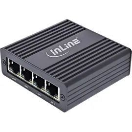 InLine USB-A 3.2 Gen.1 zu 4x RJ45 Gigabit Ethernet Adapter / Konverter USB Netzwerk