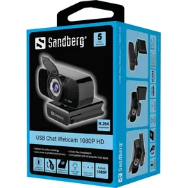 Sandberg Webcam 134-15 Schwarz