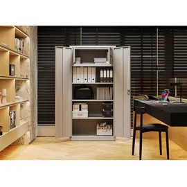 Jan Nowak Tomasz Aktenschrank 185 x 90 x 45 cm Weiß