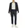 S.Oliver BLACK LABEL, Jackenblazer gepunktet, casual, tailliert taillenbedeckt, tiefer V-Ausschnitt, Langarm, Blazer mit großen Taschen blau, 46