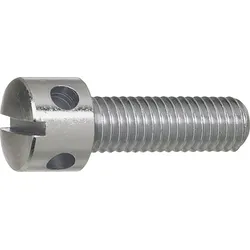 Kreuzlochschraube DIN404 , Stahl verzinkt blau - M 6x 20 mm