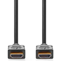 Nedis High Speed ​​HDMI A-Kabel, 4K@60Hz Schwarz 0.50 m