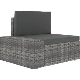 vidaXL Garten-Lounge-Set 5-tlg. grau
