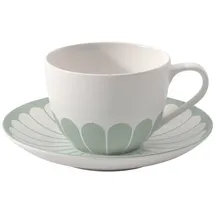 Villeroy & Boch Cappuccinotasse mit Untertasse 0,3 l Grün
