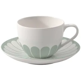 Villeroy & Boch Cappuccinotasse mit Untertasse 0,3 l Grün