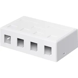 goobay Keystone Leergehäuse 4-Port