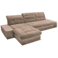 sit&more Ecksofa »Pale L-Form«, inklusive Kopfteilverstellung, wahlweise mit Bettfunktion, beige