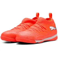 Puma Future 9 Match IT Fußballschuhe Kinder Hallenschuhe, rot,