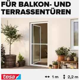 Tesa Fliegengitter-Tür Comfort 100 x 220 cm Weiß