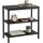 Relaxdays Nachtschrank 61 x 60 x 30 cm Schwarz