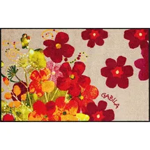 SALONLOEWE Fußmatte Lifestyle Maggio 50x75 cm Eingangs-Matte waschbar bunt Blumen Fussabtreter