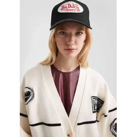 QS Lässige Oversize-Strickjacke mit Patches Creme M