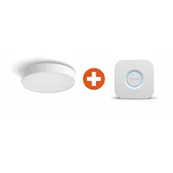 Philips Hue White Ambiance Enrave Deckenleuchte + Hue Bridge