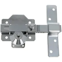 Amig Sicherheitsriegel mit Rundzylinder 50-mm-Zylinder Silber