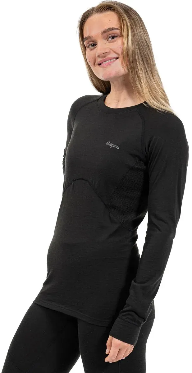 Bergans Inner:pure Merino Long Sleeve Women black (91) XL