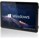 NORQIN 15,6 Zoll Eingebetteter Industrie Panel PC,All-in-One Touchscreen Computer,IP65 Kapazitiver Monitor 1920×1080 FHD,Windows 10 Pro,WLAN/BT,für Kiosk & Automation(7th Gen I7-7500U,16G+512G)