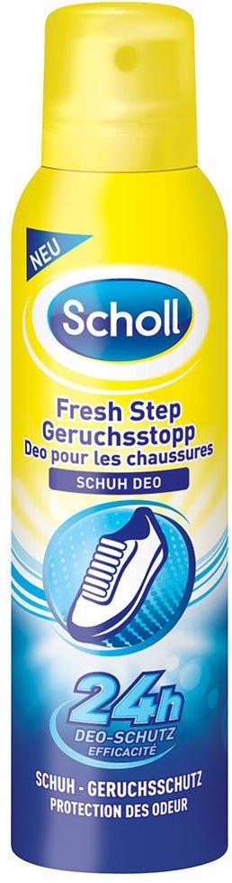 Scholl Fresh Step Geruchsstop Schuh Deo Spray 150 ml Unisex 150 ml Spray